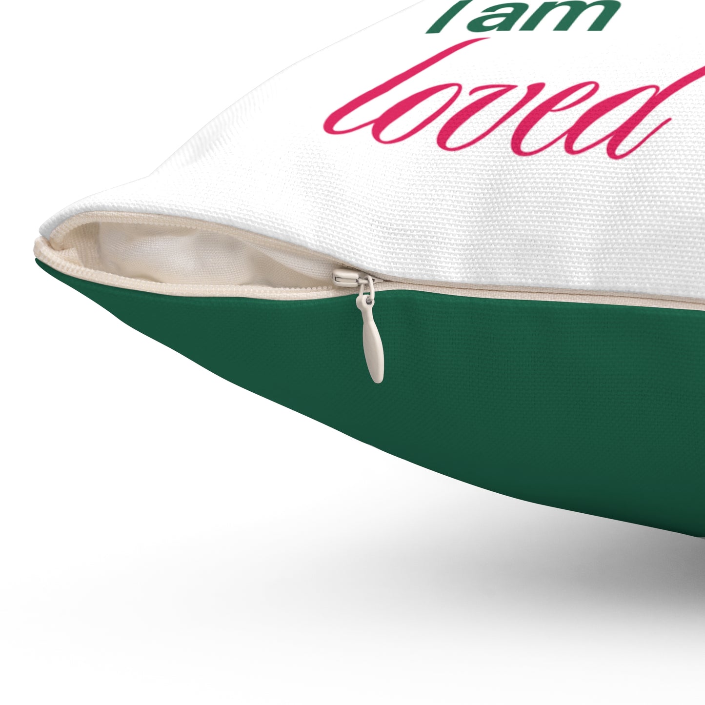 "I Am" Affirmation Pillow - Green