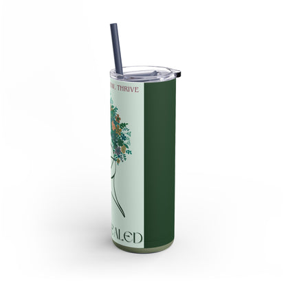 Heal, Grow, Thrive Tumbler, 20oz Green