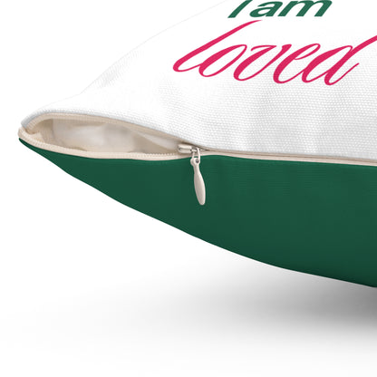 "I Am" Affirmation Pillow - Green